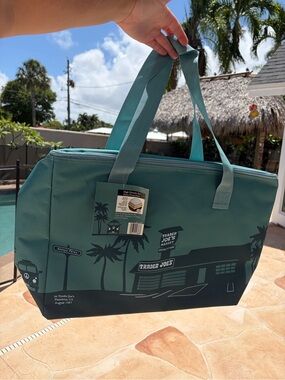 Trader Joe's Teal Insulated Grocery Bag